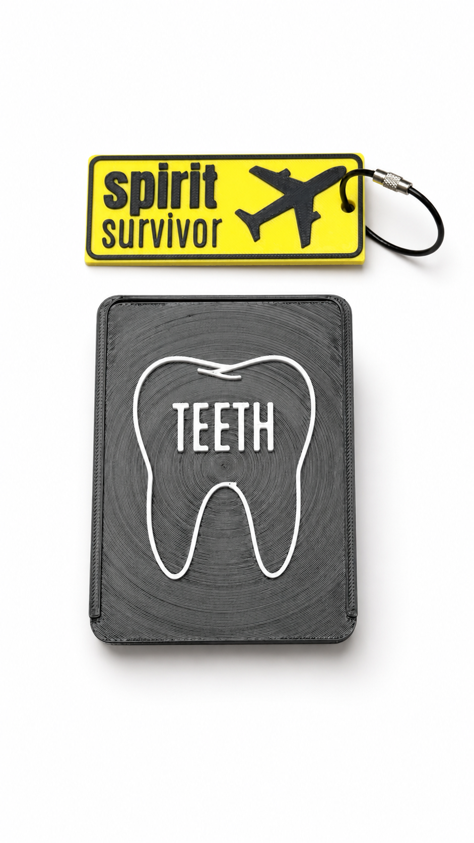 TEETH + SPIRIT SURVIVOR BAGTAG