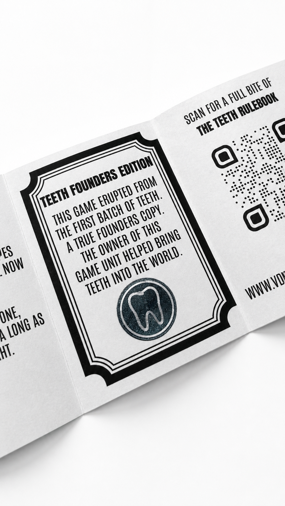TEETH + SPIRIT SURVIVOR BAGTAG