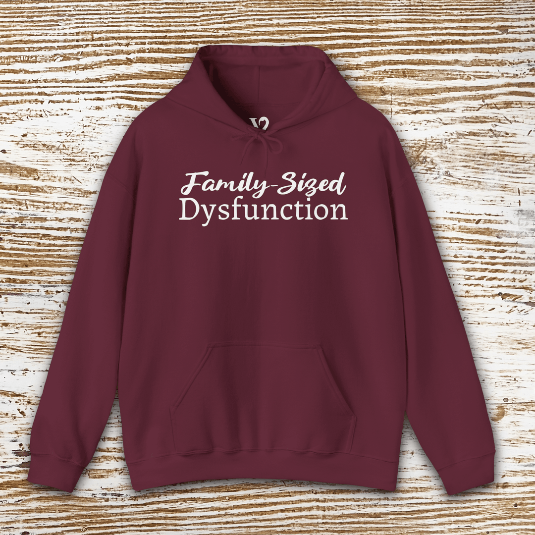 Printify Hoodie Maroon / S Venom Haus | FAMILY-SIZED DYSFUNCTION | Traumatic Thanksgiving Hoodie