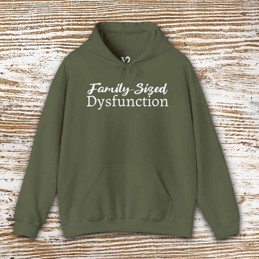 Printify Hoodie Military Green / S Venom Haus | FAMILY-SIZED DYSFUNCTION | Traumatic Thanksgiving Hoodie