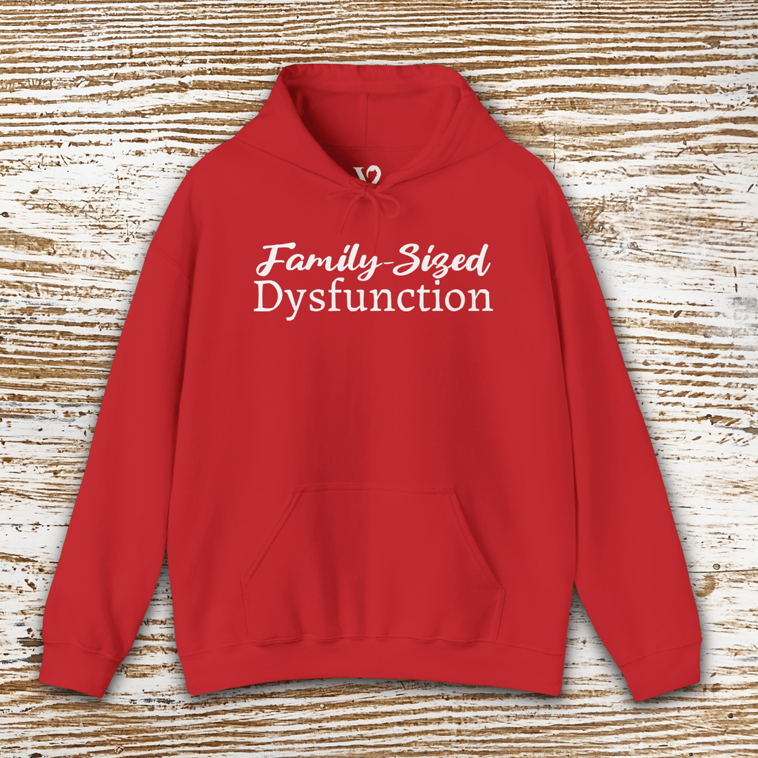 Printify Hoodie Red / S Venom Haus | FAMILY-SIZED DYSFUNCTION | Traumatic Thanksgiving Hoodie