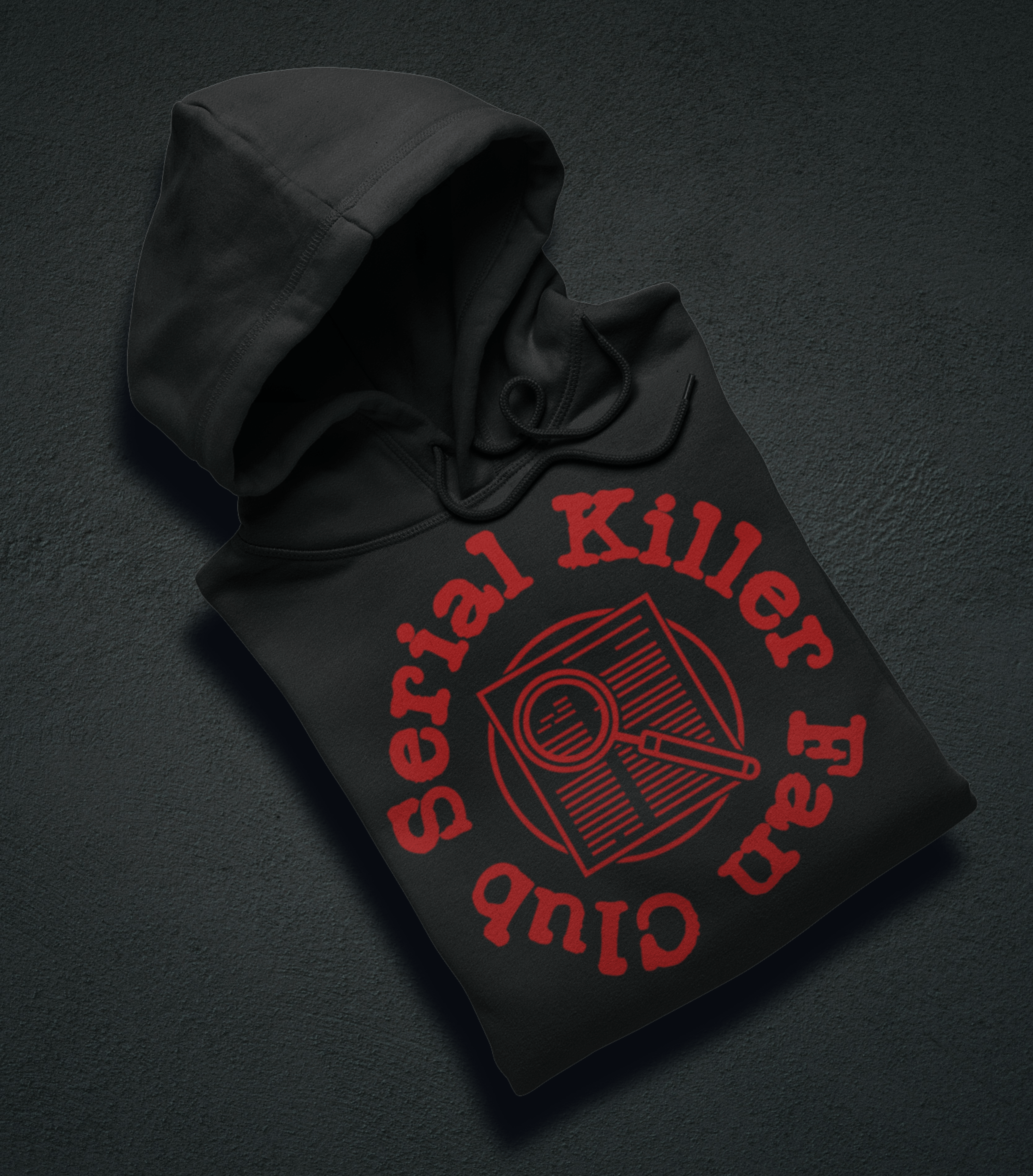 Printify Hoodie Venom Haus | SERIAL KILLER FAN CLUB | Premium Graphic Hoodie