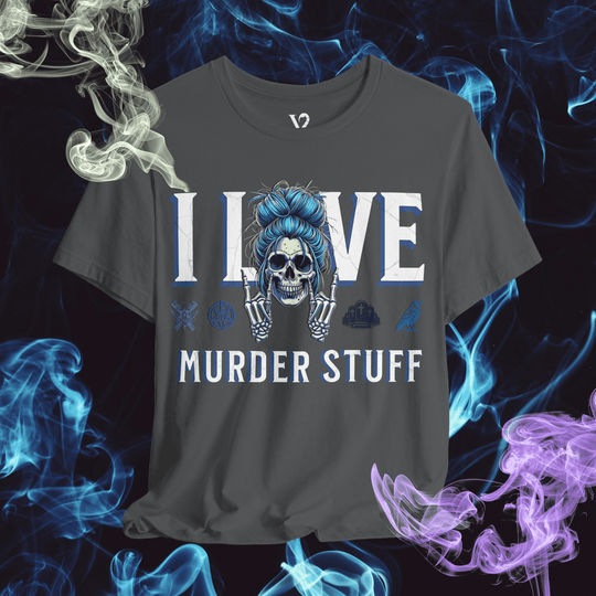 Printify T-Shirt Asphalt / S Venom Haus | I LOVE MURDER STUFF | Graphic Tee