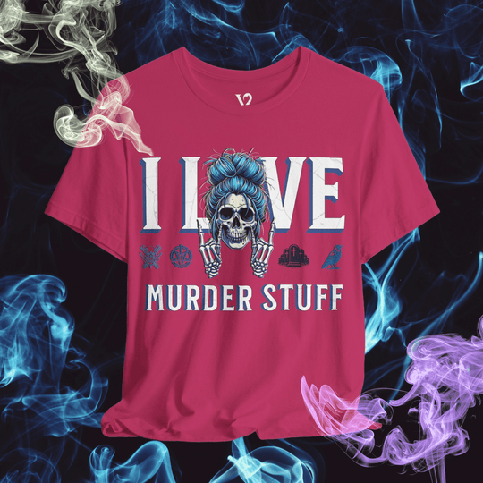 Printify T-Shirt Berry / S Venom Haus | I LOVE MURDER STUFF | Graphic Tee