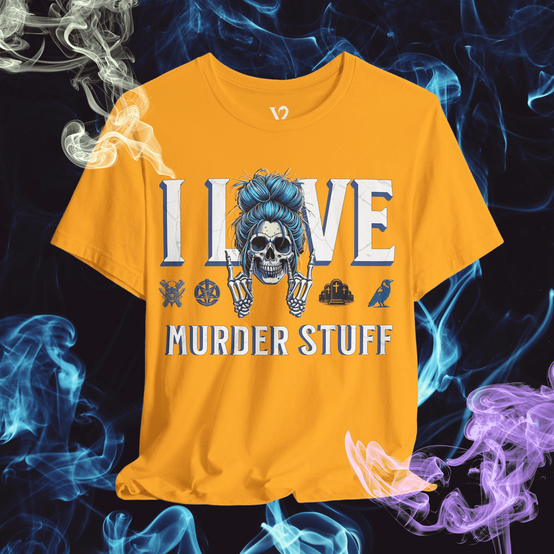 Printify T-Shirt Gold / S Venom Haus | I LOVE MURDER STUFF | Graphic Tee