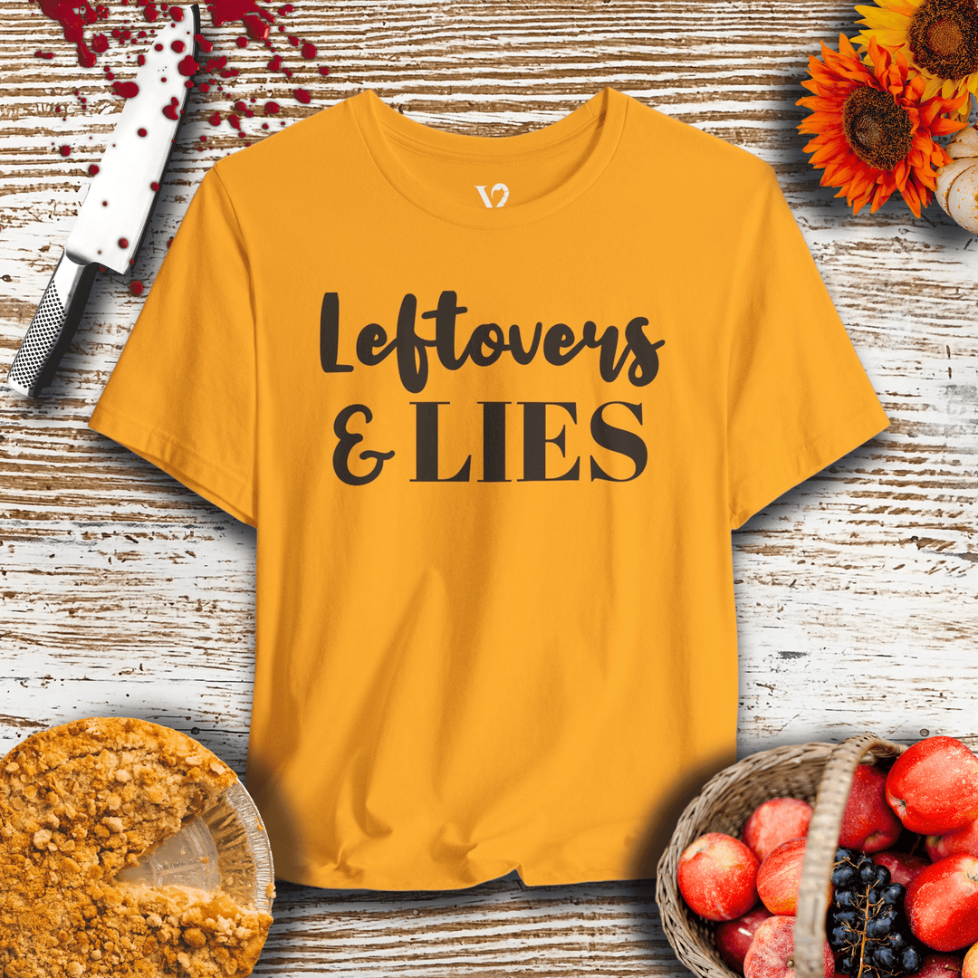 Printify T-Shirt Gold / S Venom Haus | LEFTOVERS AND LIES | Traumatic Thanksgiving Tee