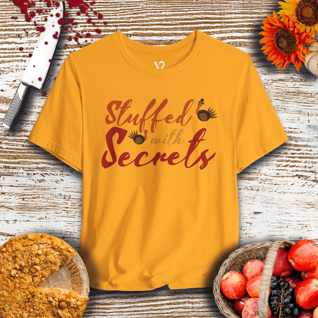 Printify T-Shirt Gold / S Venom Haus | STUFFED WITH SECRETS | Traumatic Thanksgiving Tee