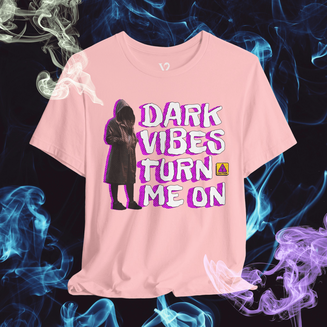 Printify T-Shirt Pink / S Venom Haus | DARK VIBES TURN ME ON | Graphic Tee