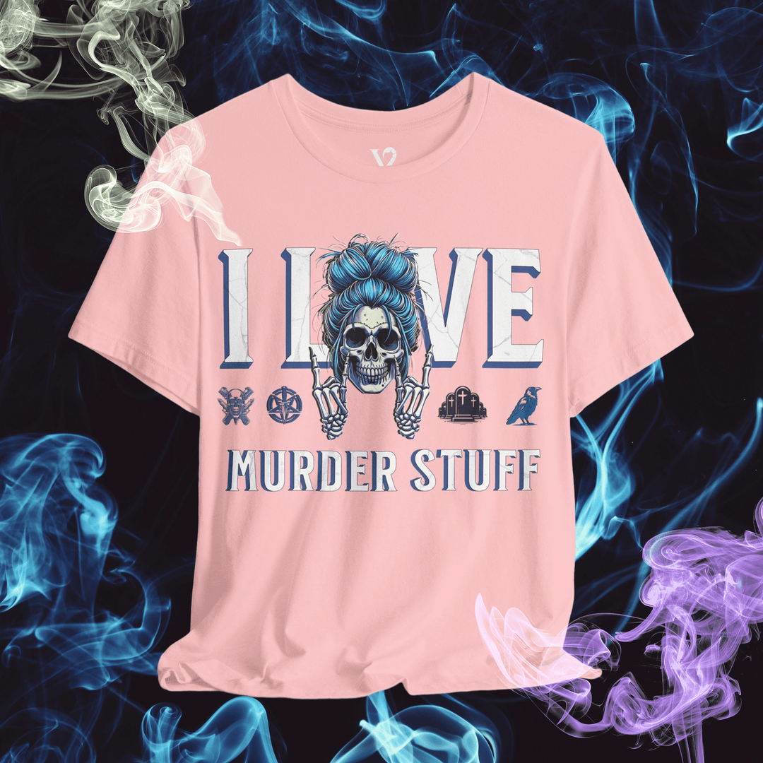 Printify T-Shirt Pink / S Venom Haus | I LOVE MURDER STUFF | Graphic Tee