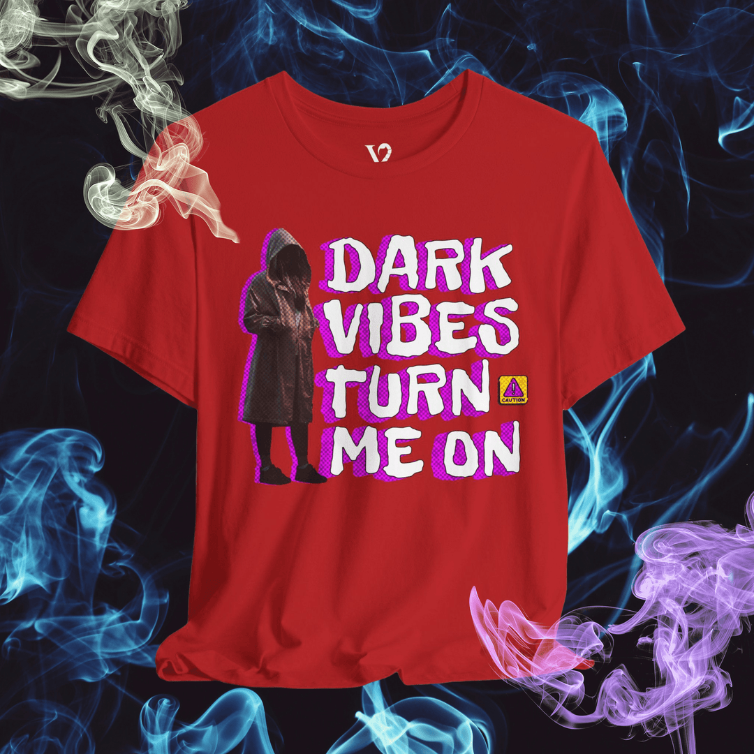 Printify T-Shirt Red / S Venom Haus | DARK VIBES TURN ME ON | Graphic Tee