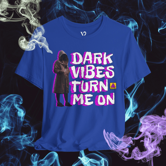 Printify T-Shirt True Royal / S Venom Haus | DARK VIBES TURN ME ON | Graphic Tee