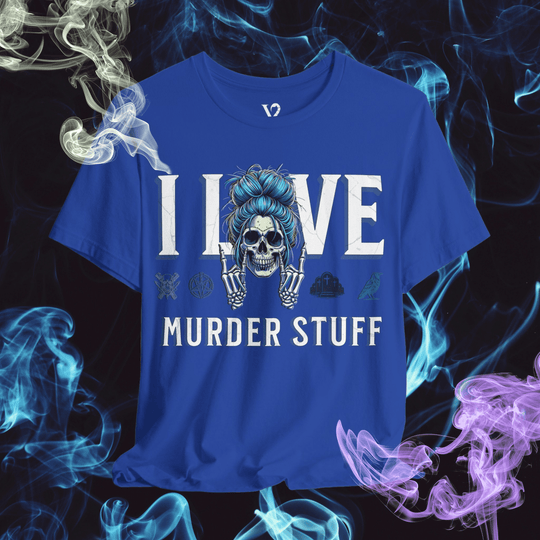 Printify T-Shirt True Royal / S Venom Haus | I LOVE MURDER STUFF | Graphic Tee