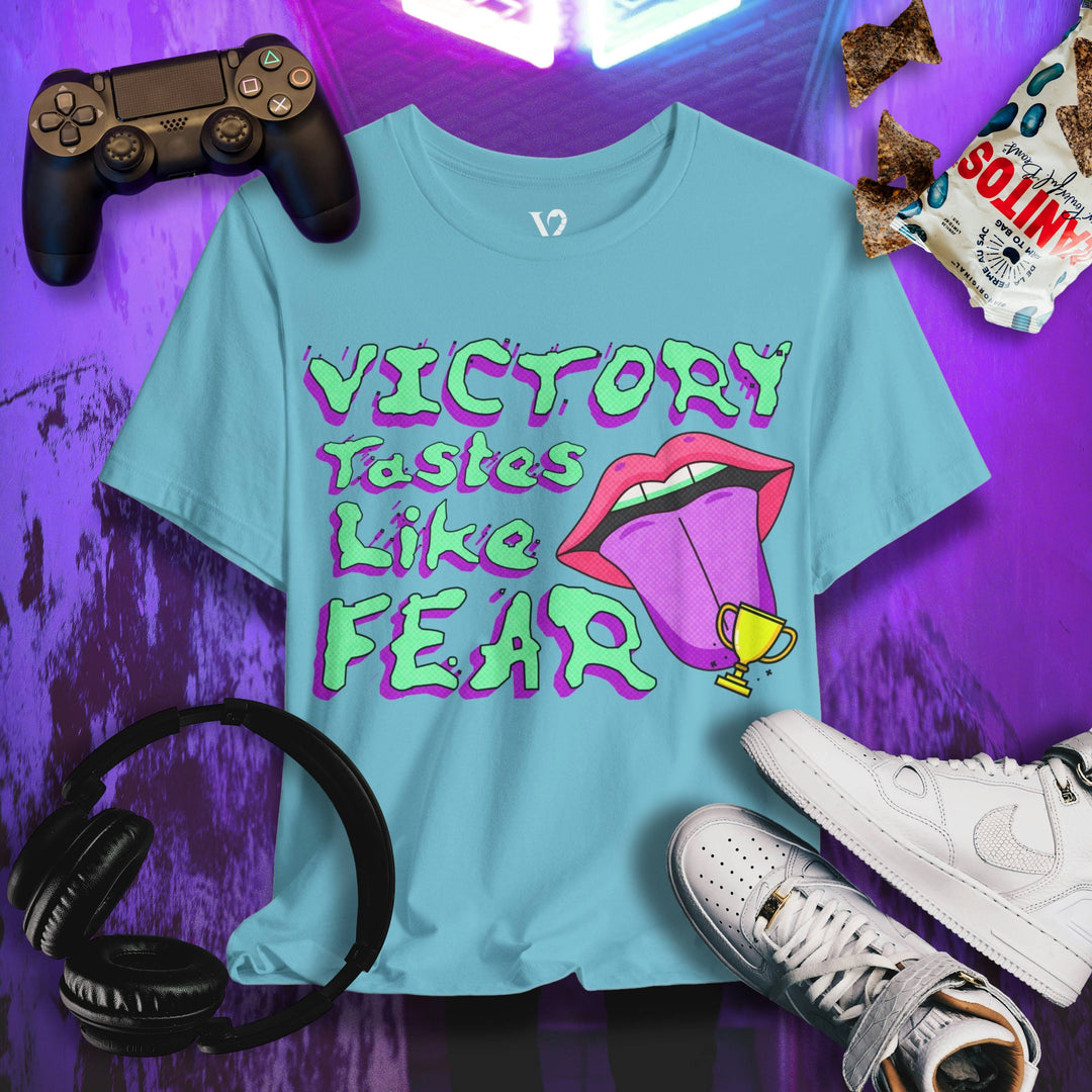 Printify T-Shirt Turquoise / S Venom Haus | VICTORY TASTES LIKE FEAR  | Graphic Tee