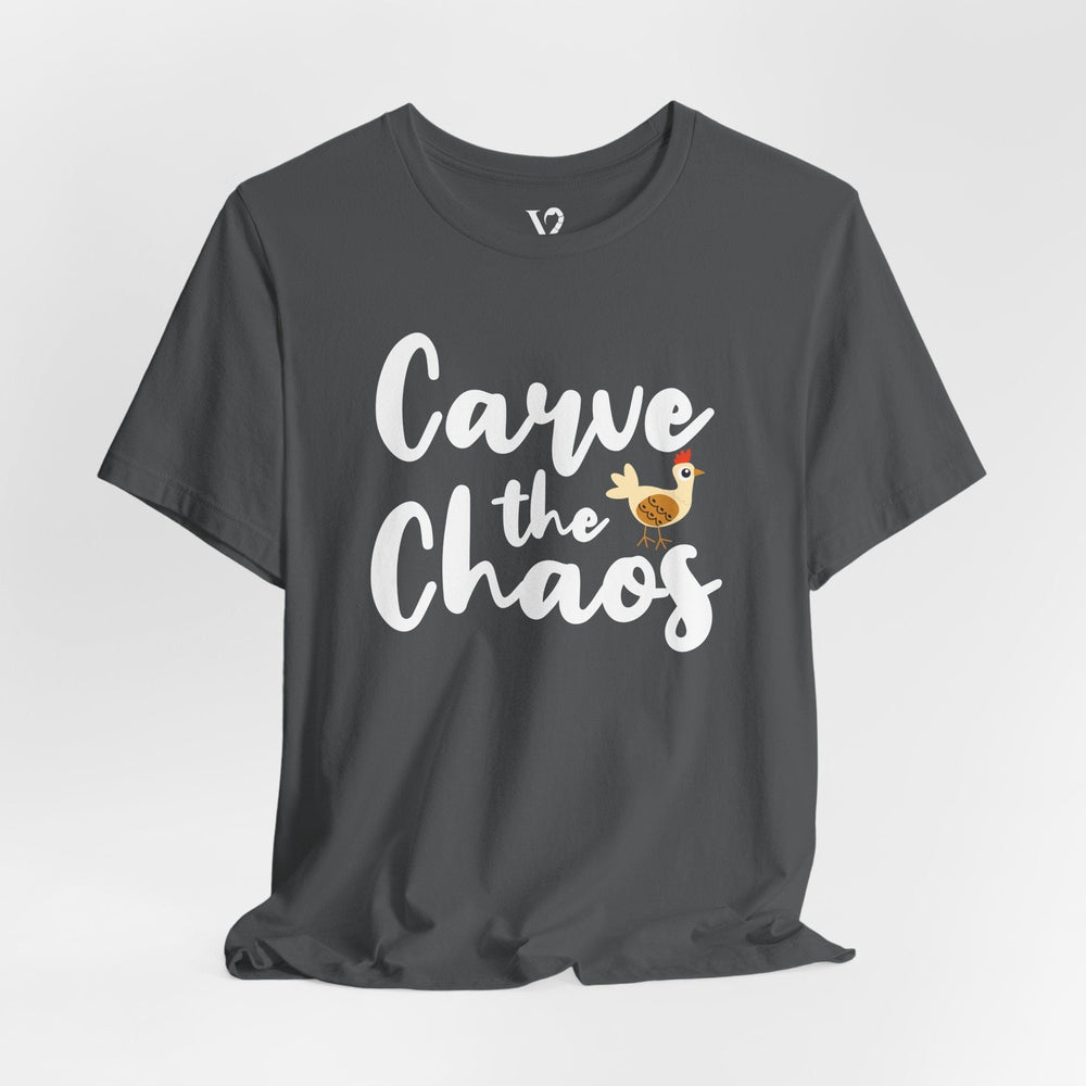 Printify T-Shirt Venom Haus | CARVE THE CHAOS  | Traumatic Thanksgiving Tee