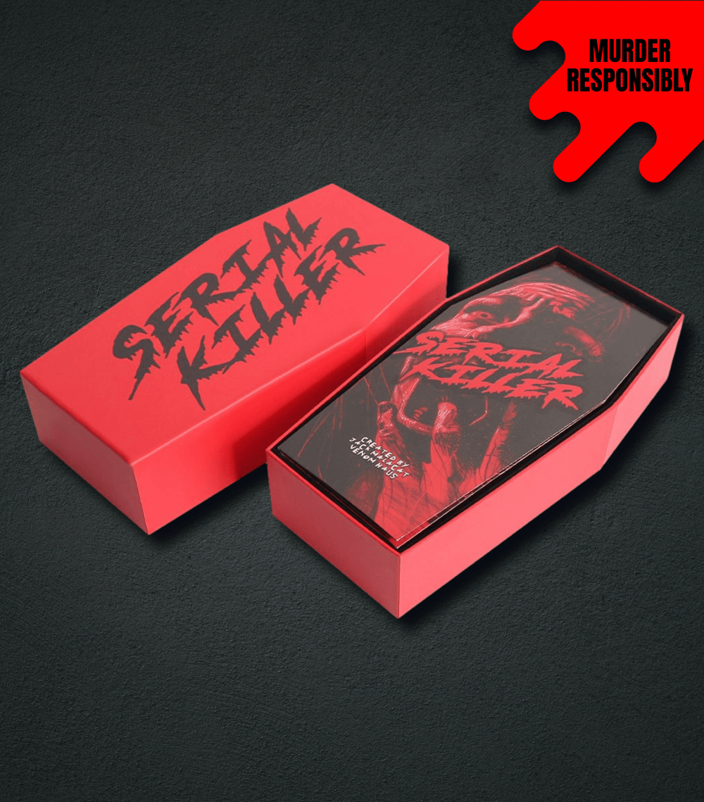 Venom Haus Card Game SERIAL KILLER | Halloween Horror Dark Humor Card Game