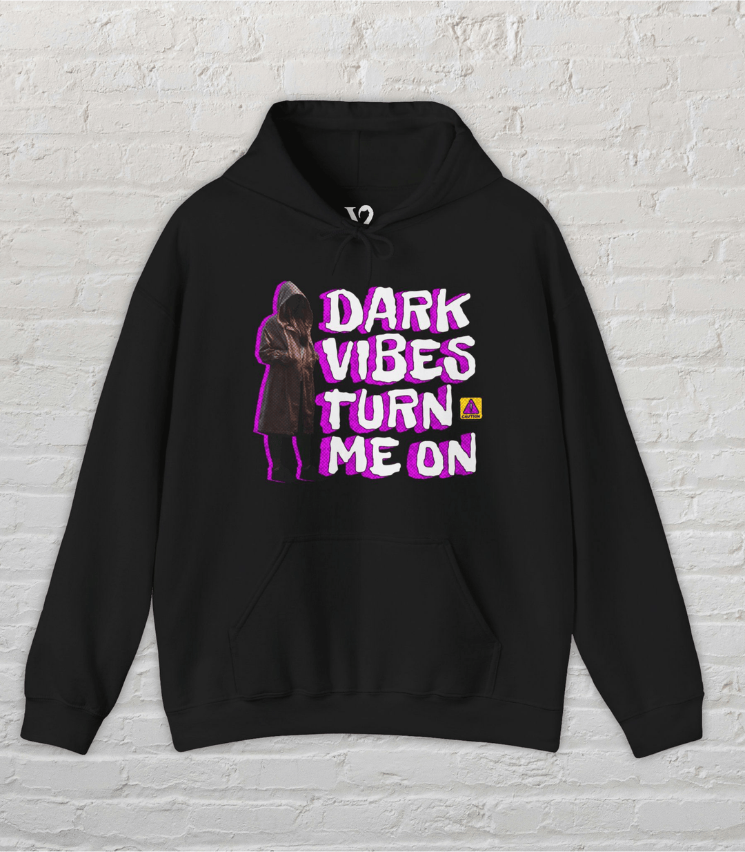 Venom Haus Hoodie Black / S Venom Haus | DARK VIBES TURN ME ON | Graphic Hoodie