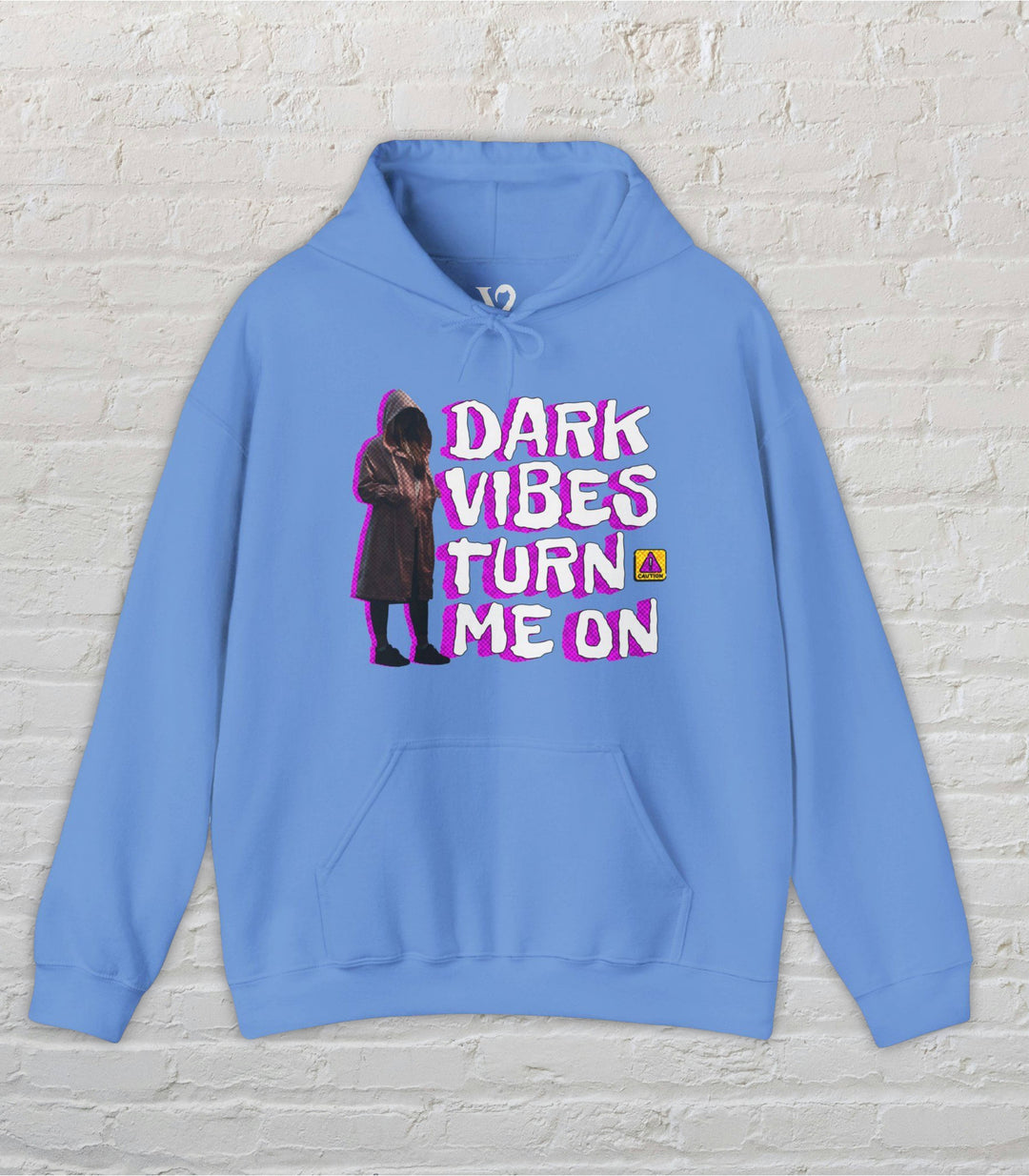 Venom Haus Hoodie Carolina Blue / S Venom Haus | DARK VIBES TURN ME ON | Graphic Hoodie