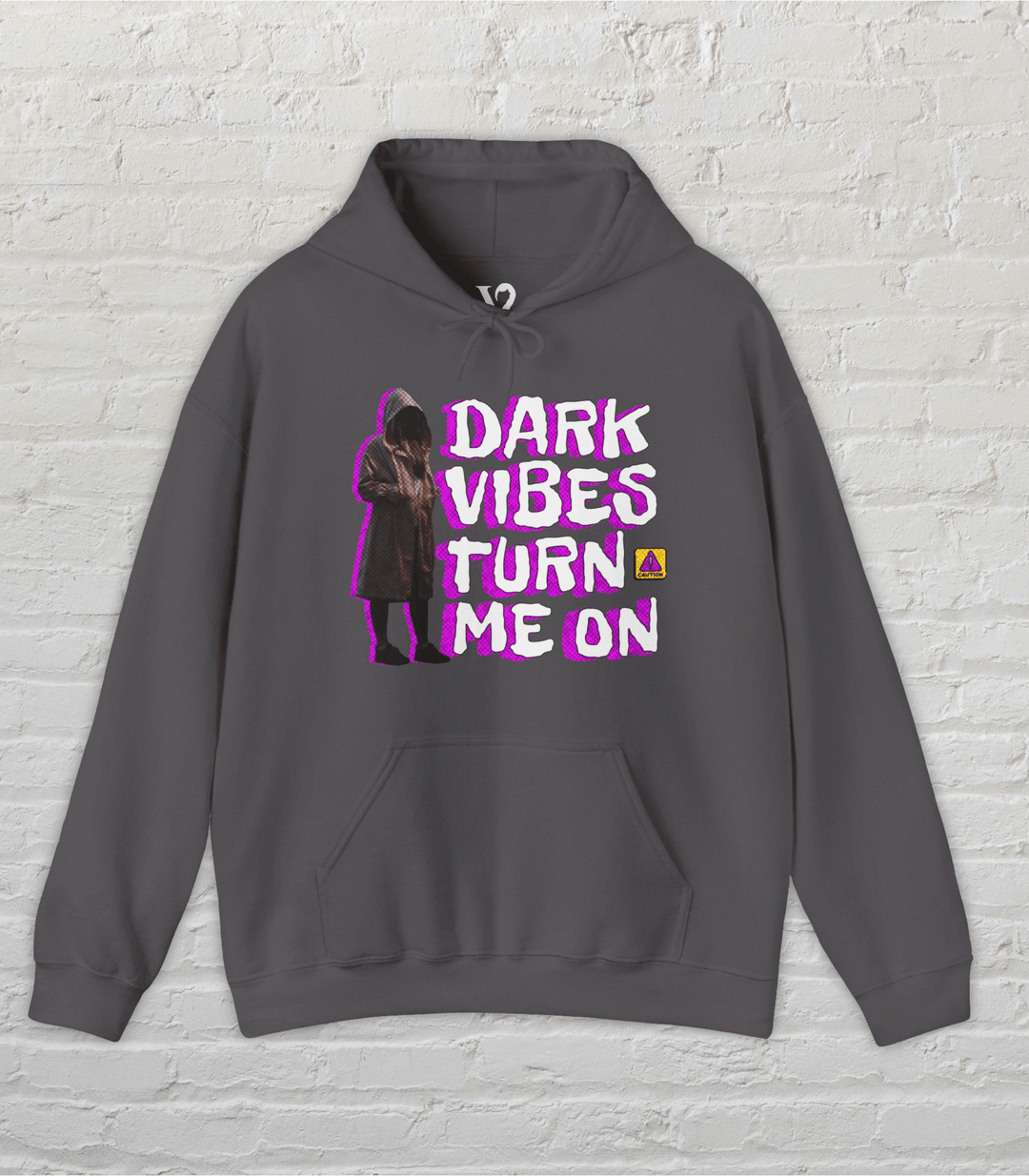 Venom Haus Hoodie Charcoal / S Venom Haus | DARK VIBES TURN ME ON | Graphic Hoodie