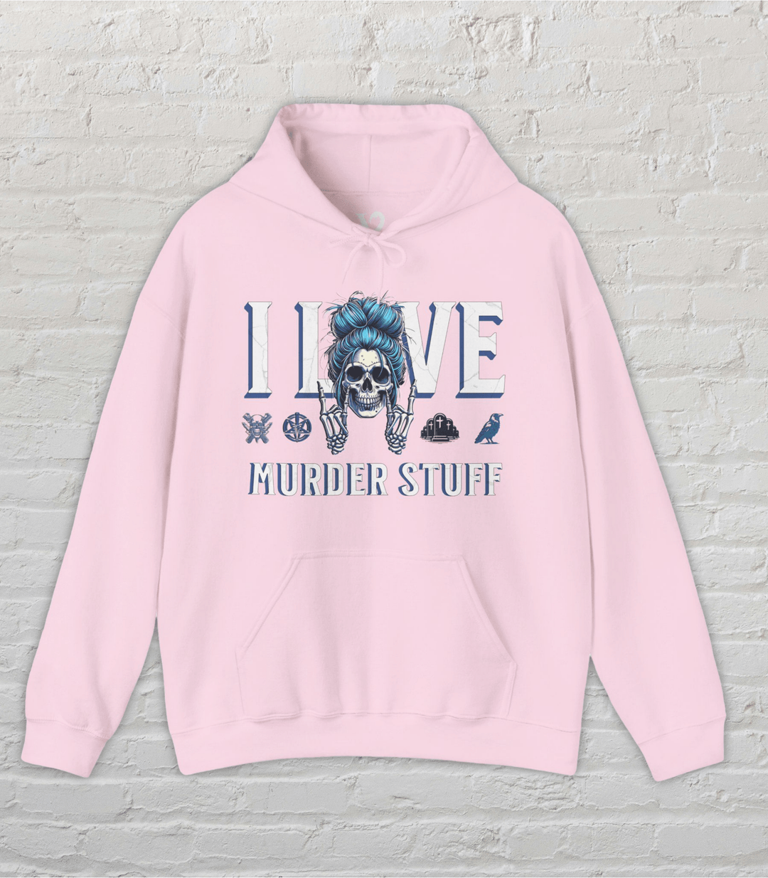 Venom Haus Hoodie Light Pink / S Venom Haus | I LOVE MURDER STUFF | Graphic Hoodie