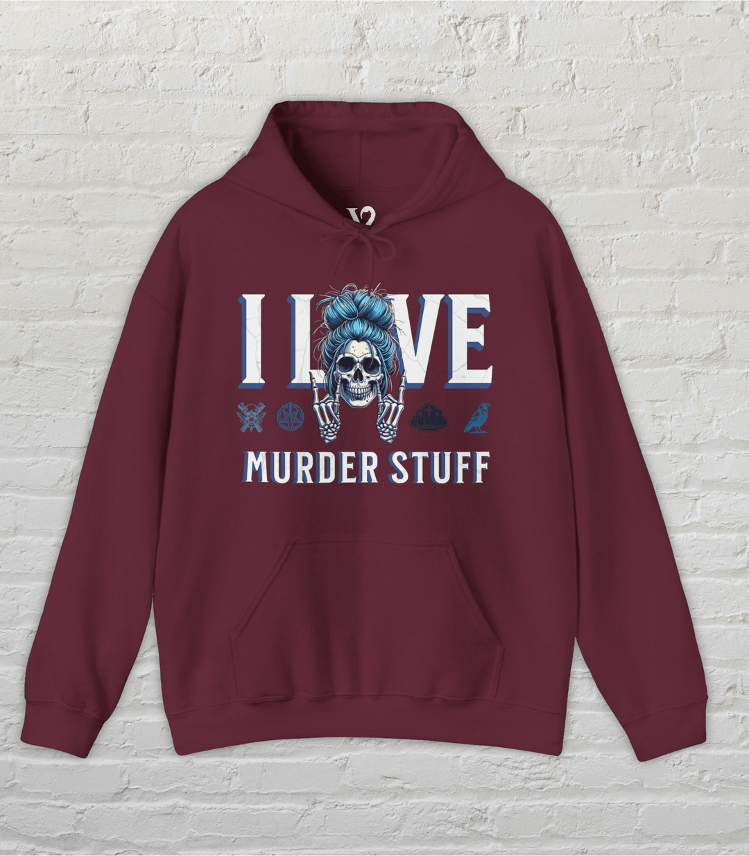 Venom Haus Hoodie Maroon / S Venom Haus | I LOVE MURDER STUFF | Graphic Hoodie