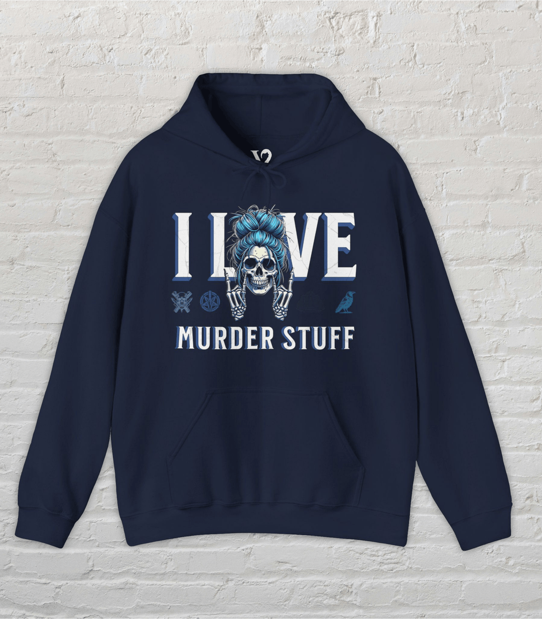 Venom Haus Hoodie Navy / S Venom Haus | I LOVE MURDER STUFF | Graphic Hoodie