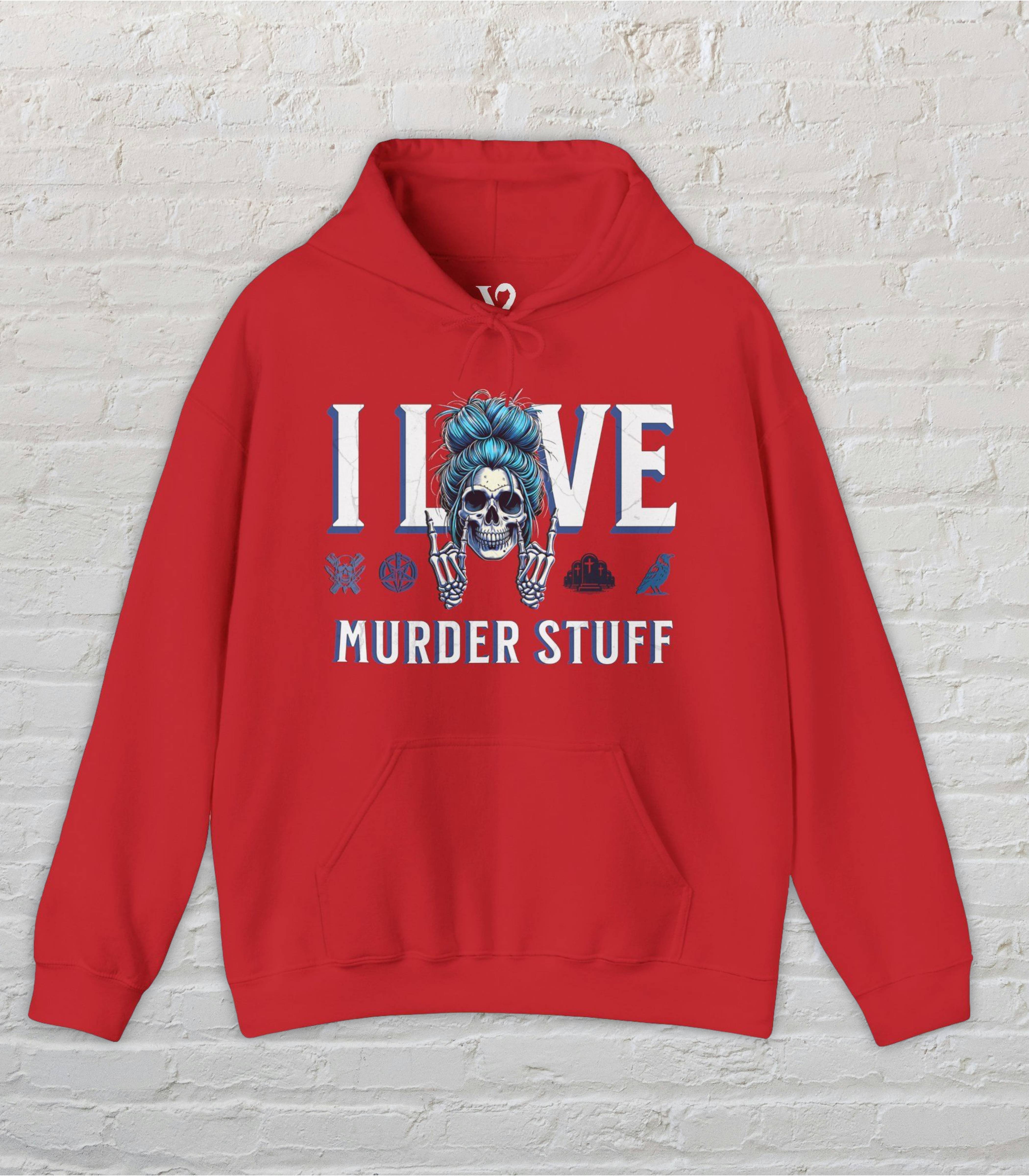 Venom Haus Hoodie Red / S Venom Haus | I LOVE MURDER STUFF | Graphic Hoodie