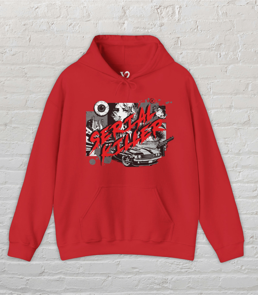 Venom Haus Hoodie Red / S Venom Haus | SERIAL KILLER - FEMME FATALE | Graphic Gaming Hoodie