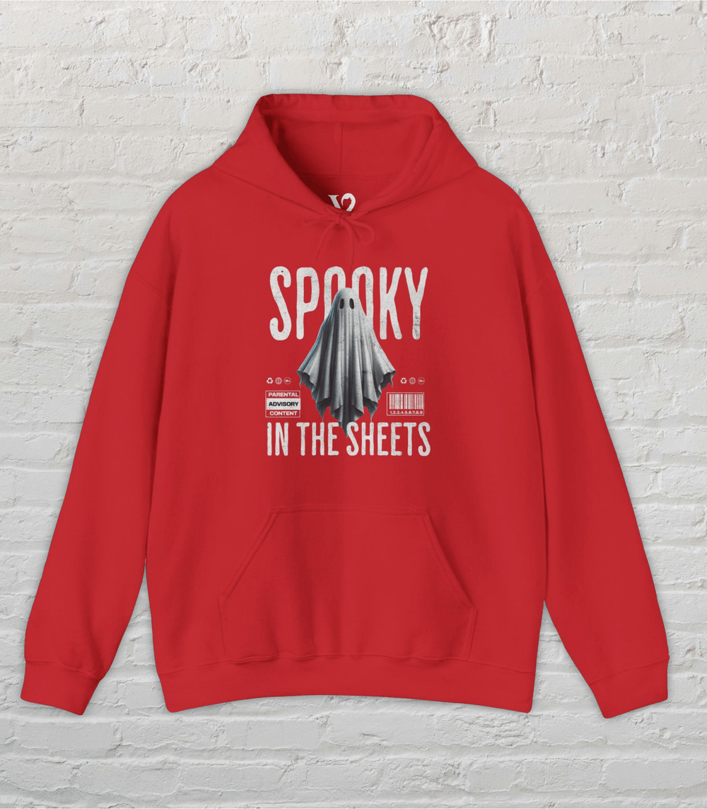 Venom Haus Hoodie Red / S Venom Haus | SPOOKY IN THE SHEETS | Graphic Hoodie