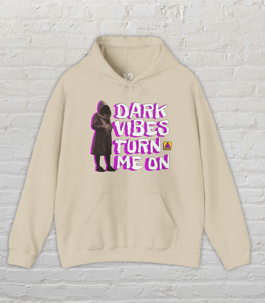 Venom Haus Hoodie Sand / S Venom Haus | DARK VIBES TURN ME ON | Graphic Hoodie