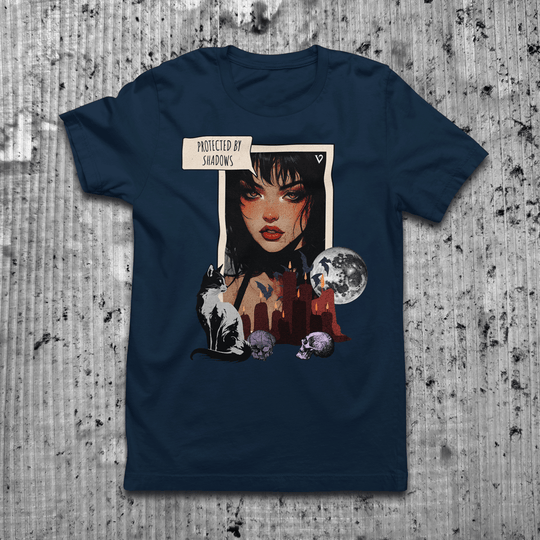 Venom Haus T-Shirt Navy / S Venom Haus | PROTECTED BY SHADOWS  | Horror Dark Psychology T-shirt