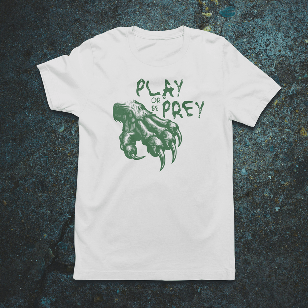 Venom Haus T-Shirt White / L Venom Haus | PLAY OR BE PREY  | Gamer T-shirt